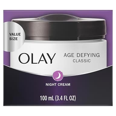 Olay Age Defying Classic Night Cream, Face Moisturizer, 100 mL