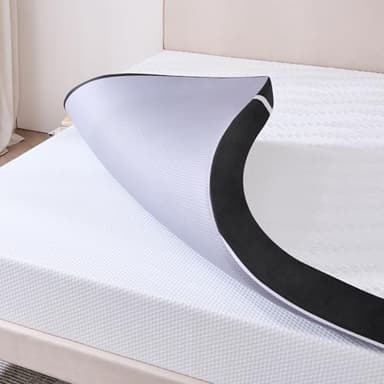 Rilelola Mattress Topper Full, 3 Inch Full Size Memorys Foams Mattress Topper, Cooling Gel Bed Topper with Removable Cover, Soft & Pain Relief & Breathable