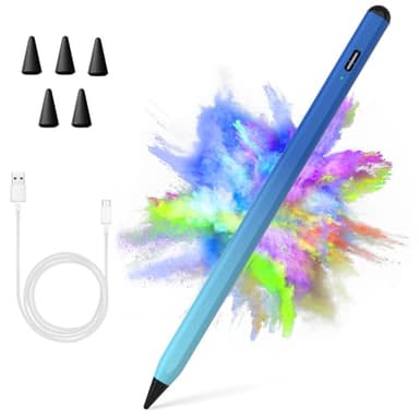 Stylus Pen for iPad 2018-2022 with Palm Rejection, Active Pencil for Apple iPad 10th/9th/8th/7th Generation, iPad Pro 11/12.9 inch, iPad Air 5th/4th/3th Gen, iPad mini 6th/5th Gen (Gradient Blue)