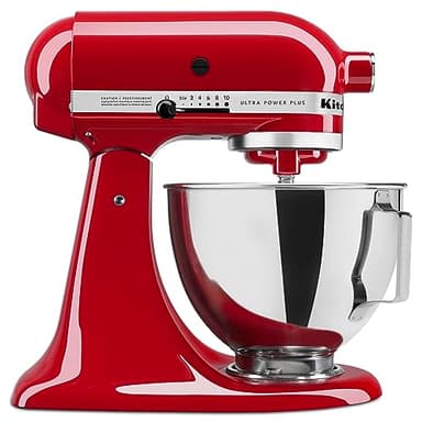 KitchenAid Ultra Power Plus Series 4.5-Quart Tilt-Head Stand Mixer, Empire Red, KSM96ER