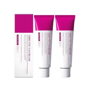 Arbutin Cream, Face Cream for Dark Spots, Skin Enhancing Cream， Dark Spots, Sun Damage & Glowing Skin ， Lightweight, Fast Absorbing, 50g (2-Pack)