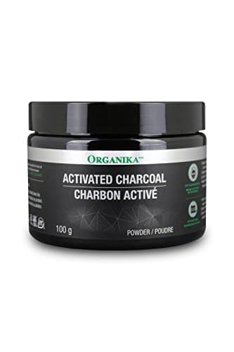 Organika Activated Charcoal Powder- Food Grade, Detox Support, Teeth Whitening, Face Wash- 100g
