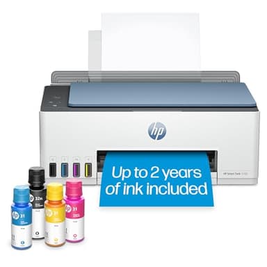 HP Smart Tank 5102 Wireless All-in-One Ink-Tank Printer with up to 2 Years of Ink Included, Mobile Print, scan, Copy