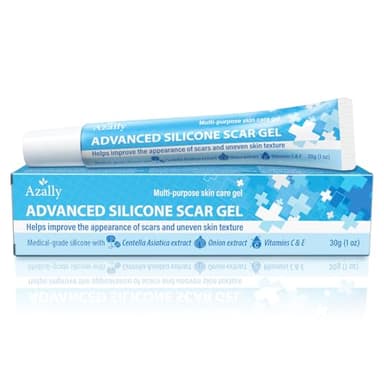 Scar Gel for Keloid Bump Removal: Medical-Grade Scar Cream for Surgical Scars, Stretch Marks, Keloid Bumps, Burn Scars & C-Section Recovery – Enriched with Centella, Onion Extract & Vitamins C+E (30g)
