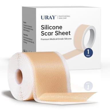 Silicone Scar Tape for Surgical Scars - Extra Long Scar Sheets for C-Section (59 in x 1.5 in)