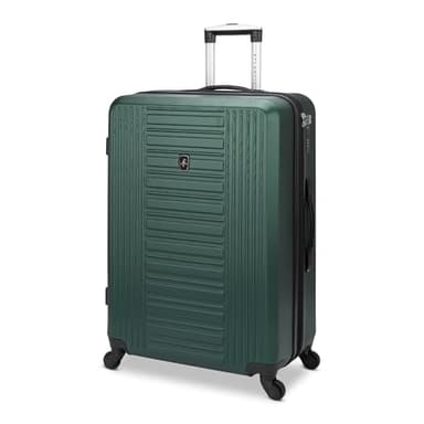 ATLANTIC Acclaim II Hardside Large Checked Luggage - Spinner Suitcase with TSA Locks and Lightweight Construction - Green, 28-inch