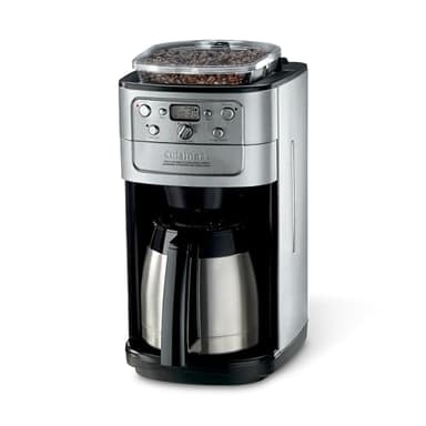 Cuisinart Burr Grind & Brew 10-Cup Automatic Coffeemaker, Thermal Carafe, Programmable, Silver (DGB-950BCCNASC)
