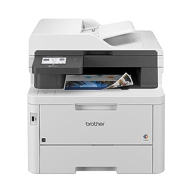 Brother MFC-L3780CDW Wireless Digital Colour All-in-One Printer with Laser Quality, Copy, Scan, and Fax, Single Pass Duplex Copy and Scan, Duplex and Mobile Printing, and Gigabit Ethernet