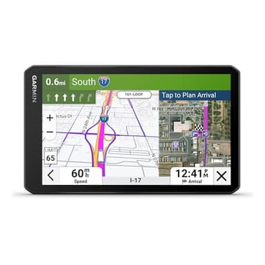 Garmin dezl OTR720, Large 7' GPS Navigator, Custom Truck Routing, Satellite Imagery, Wind Speed, Community-Shared Loading Docks & Parking Availability