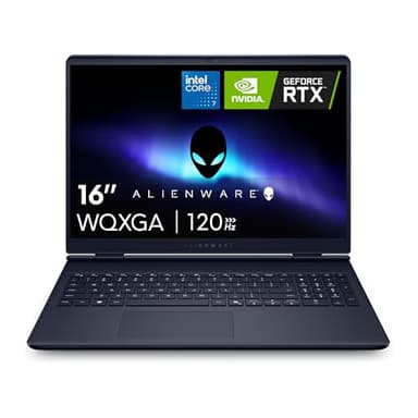 Alienware 16 Aurora Gaming Laptop AC16250-16" WQXGA 120Hz Display, Intel Core 7-240H Processor, 16GB DDR5 RAM, 1TB SSD, NVIDIA GeForce RTX 5050 8GB Graphics, Windows 11 Home, Onsite Service
