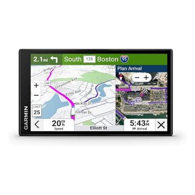 Garmin dēzl™ OTR620, High-Res 6” GPS Truck Navigator, Custom Routing, Satellite Imagery, Wind Speed, Community-Shared Loading Docks, Truck Entrances, Parking Availability
