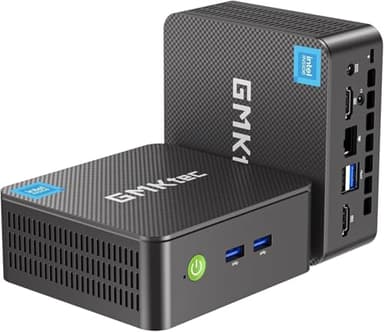 GMKtec Mini PC, G3 PRO Intel Core i3-10110U (Beats 4300U/N97), 8GB DDR4 RAM (Dual Channel) 256GB SSD, Desktop Computer 4K Dual HDMI/USB3.2/2.5GbE for Office, Business