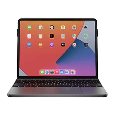 Brydge Pro+ Wireless Keyboard with Trackpad for iPad Pro (2020 & 2018) | Aluminum Wireless Bluetooth Keyboard | Long Battery Life | (Space Gray)