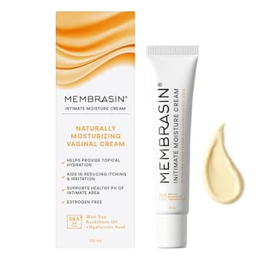 Membrasin Topical Vulva Cream for Vaginal Dryness, Feminine Moisture Support and Topical Hydration, Helps Reducing Dryness, Burning, and Itching