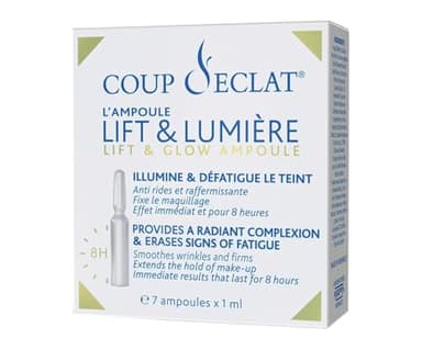COUP D’ECLAT Lift & Glow Ampoules - Instant Skin Illuminator with Long-Lasting Lifting Effect 7x1ml