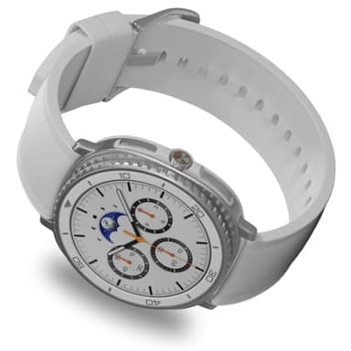 SAMSUNG Galaxy Watch 8 Classic | 46mm, Rotating Bezel | AI Smartwatch w/ 1.34" AMOLED, Wear OS 6, Wi-Fi, Bluetooth, GPS Fitness Tracker, IP68 | International Model L500 | (White)