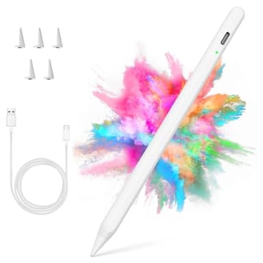 Stylus Pen for iPad 2018-2022, Active Pencil for Apple iPad 10th/9th/8th/7th/6th Generation, iPad Pro 11/12.9 inch, iPad Air 5th/4th/3th Gen, iPad mini 6th/5th Gen with Palm Rejection Writing/Drawing