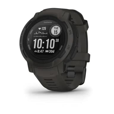 Garmin Instinct 2, Rugged Outdoor Watch with GPS, Built for All Elements, Multi-GNSS Support, Tracback Routing and More, Graphite