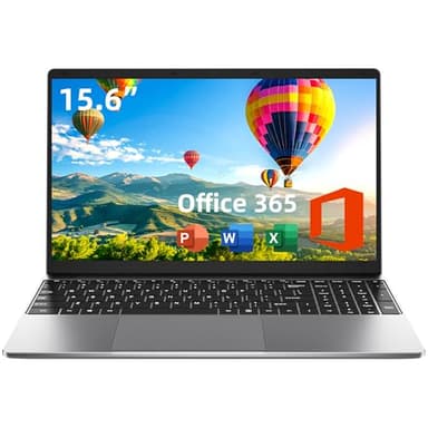 Jumper 15.6 Inch Laptop with Office 365, 4GB RAM 128GB Storage Expandable 1TB, 4 Cores Celeron, HD Display, Windows 11 Laptops Computer, BT4.2, Wi-Fi 5, Type-C, Numpad, for Students and Business.