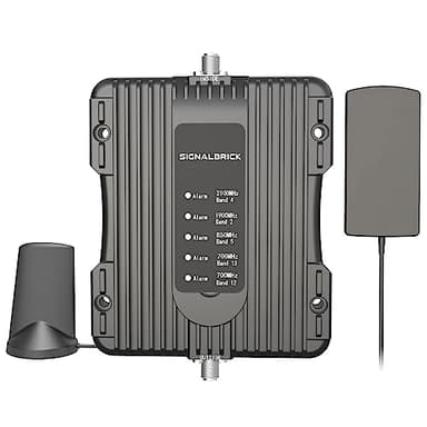 Cell Phone Booster for Car, SUV, Van, Truck, Cell Booster Vehicle Compatible with All Canadian Carriers & Networks, 5G/4G LTE 3G for Bands 12/13/17/5/2/25/4/66, IC Approved