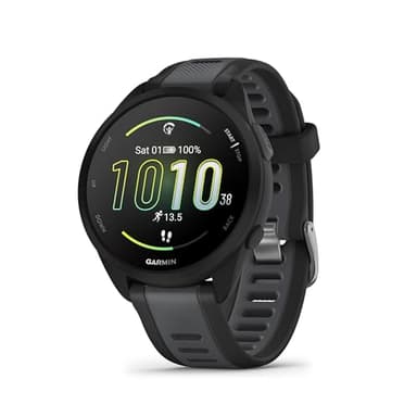 Garmin Forerunner® 165, Running Smartwatch, Colorful AMOLED Display, Training Metrics and Recovery Insights, Black