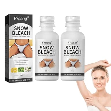 FYeang 2PCS Under arm Brightening Cream,Body Bleaching Cream, Dark Spot Remover for Body,Intimate Area,Armpit, Elbow, Dark Underarm, Neck, Inner Thigh and Knee, Improve Dull Skin