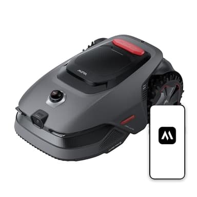 MOVA LiDAX Ultra 1000 Robot Lawn Mower for 1/4 Acre, Perimeter RTK-Free+360° 3D LiDAR+AI Vision Auto Mapping, Within 2inch Edge Cutting, 45% Slope, 150 Managed Zones Dual Maps, App Control