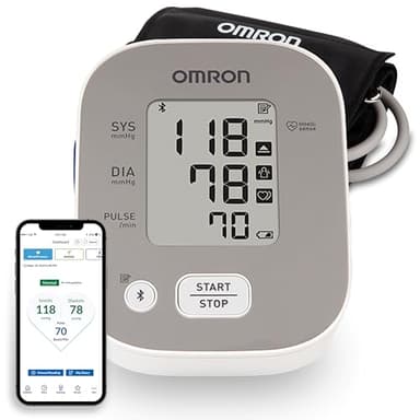 OMRON Bronze Upper Arm Blood Pressure Monitor - Clinically Validated Blood Pressure Arm Cuff - Use OMRON Connect App for Unlimited Measurements