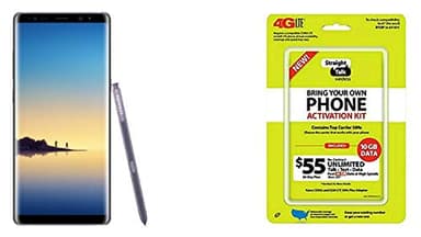 Samsung Galaxy Note 8, 64GB, Orchid Gray for Verizon (Renewed)