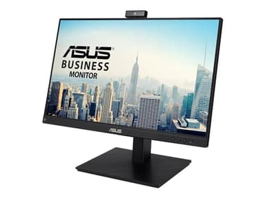 ASUS 23.8” 1080P Video Conferencing Monitor (BE24EQSK) - Full HD, IPS, Built-in Adjustable 2MP Webcam, AI Noise-canceling Mic, Speakers, Eye Care, DisplayPort, HDMI, Wall Mountable, Height Adjustable