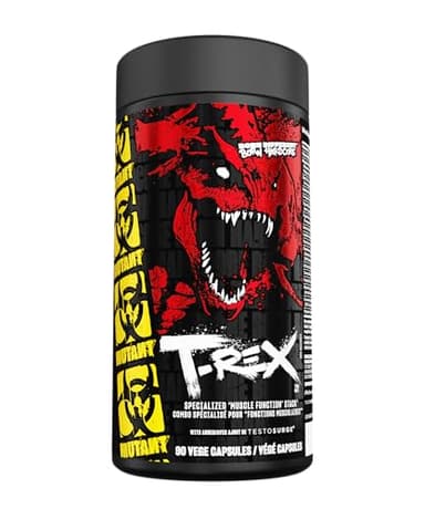 Mutant T-REX - Testosterne Booster for men - Testosurge, Zinc, DAA and BioPerine - 90 caps