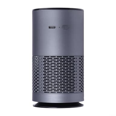 Portable Air Purifier for Home Car Bedroom for USB Rechargeable Anion Technology Smoke and Formaldehyde Removal 5V 300mA Compatible for Small Spaces up to 10m³(Grey)