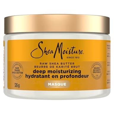 Shea Moisture Deep Moisturizing Hair Mask repairs visible signs of damage Raw Shea Butter paraben-free deep conditioner 326 g