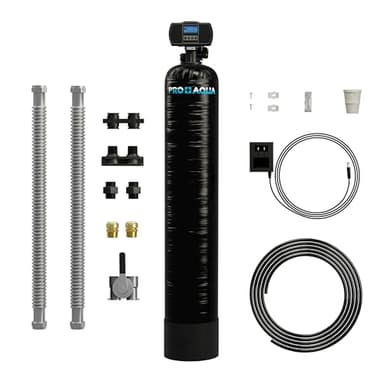 Whole House Well Water Filtration System Filters Iron, Sulfur, Arsenic, Manganese & More - 1" Digital Valve, 1 CuFt