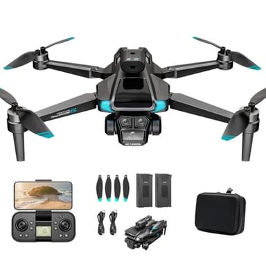 LYHFPV Drone with 4K HD Camera for Adults and Beginners,40+ Mins Long Flight Time,Foldable WIFI Mini RC Quadcopter with Brushless Motor,Dual Cameras,Gestures Selfie