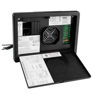 BESTRENOGY wf-8735-AD 30 amp rv Power Converter 8700-AD Auto-Detect Series Converter/Charger 8735-P Black 30 Amp Power Center,30/35 Amp DC Output, Battery Chargers for rv,Camper,caravans,Trailer