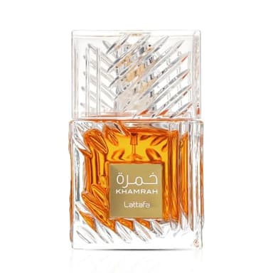 Lattafa Khamrah for Unisex Eau de Parfum Spray, 3.4 Ounce