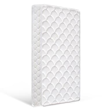 Premium Baby Crib Mattress and Toddler Mattress - 52" x 27.6" x 5" - Breathable - Firm Soft - Fits Standard Cribs and Toddler Beds