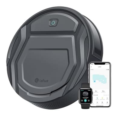 Lefant Robot Vacuum Cleaner, 6 Cleaning Modes, Wi-Fi Connected, SmartSense Technology, Multi-Surface Cleaning, Self-Charging Robotic Vacuum, Alexa, Ideal for Pet Hair and Hard Floor(M210 Pro)