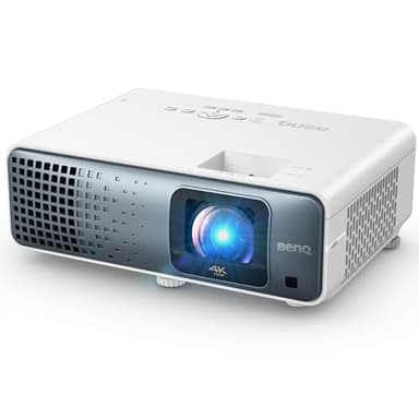 BenQ TK710STi 4K HDR Laser 3200 Lumens Movie and Gaming Short Throw Projector with 4ms Response Time | 240Hz Refresh Rate | HDR10 & HLG | Android TV with Netflix Chromecast & AirPlay | 3D Keystone
