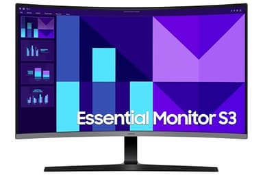 Samsung 32-inch FHD Black Curved Screen Monitor with 100 Hz Refresh Rate, Game Mode, Eye Saver Mode, Multiple connectivity - (LS32D390GANXZA) [Canada Version]
