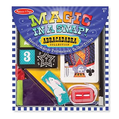 Melissa & Doug Magic in a Snap! Abracadabra Collection Magic Tricks Set (10 pcs) Tricks for Kids Ages 4+