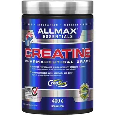 ALLMAX Nutrition - Creatine Powder - 100% Pure Micronized Creatine Monohydrate - Pharmaceutical Grade Creatine, 400 Gram, 400-Gram