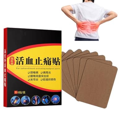 Pain Relief Patches, Natural Herbal Formula for Joint and Muscle Pain Relief, 8-Hour Relief of Joint Pains for Knee, Back, Neck, Shoulder Pain