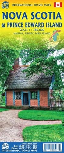Nova Scotia & Prince Edward Island Travel Reference Map - 2025 Edi