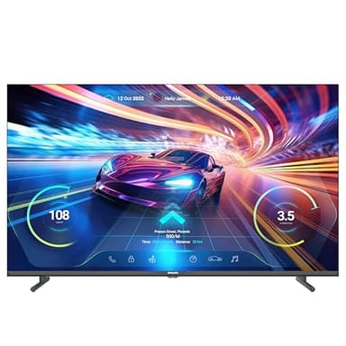Philips Google TV 43" 4K Gaming Ultra HD Fast Response Panel 144Hz, Google TV, HDR10 (43PUG7674/F6), Dolby Atmos