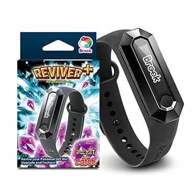Brook Pocket Auto Catch Reviver Plus - Splendid Evolution, Auto Spin and Catching Pocket Monsters, Collecting Items, Wristband Bracelet Accessory, Reminder for Disconnection, Battery Capacity Display