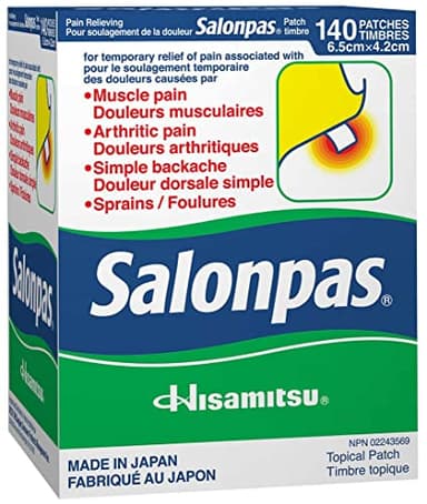 Salonpas Pain Relieving Patch - 140 Patches