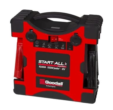 New JP-12-10000T Start-All Corded Jump Pack, 12V 10000 Amp Solid State Technology Starts the Toughest Class 8 Eng on Demand, Lightweight Unit Only 11 lbs Instantaneous Energy Transfer to the Battery