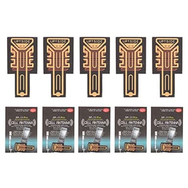 5Pcs Cell Phone Booster Sticker, Mobile Phone/Walkie Talkies/Buzzers Enhancement Sticker for Outdoor Camping Elevators Tunnels and Mountains